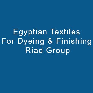 Egyptian Textiles For Dyeing & Finishing-logo